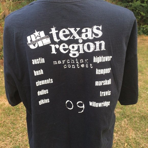Texas Region Marching Constest Sz XL Men T-Shirt - Picture 3 of 4